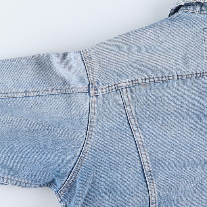 AVIREX denim jacket, men's size L equivalent, vintage. unclear blue type Vintage Second Hand