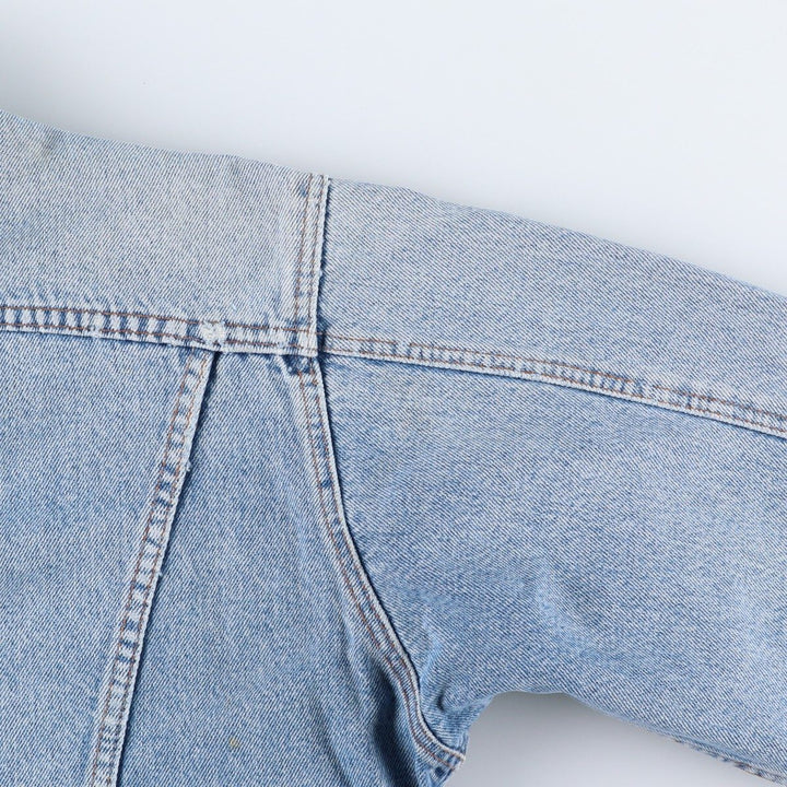 AVIREX denim jacket, men's size L equivalent, vintage. unclear blue type Vintage Second Hand