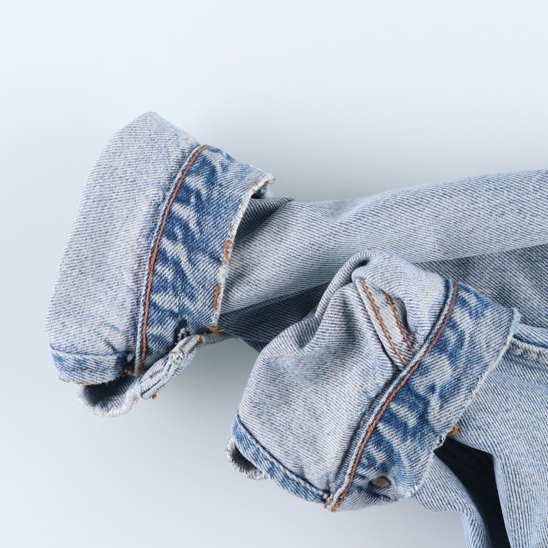 AVIREX denim jacket, men's size L equivalent, vintage. unclear blue type Vintage Second Hand
