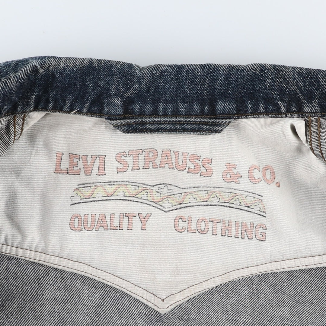 1980'S Levi's 71165-0857 Denim Jacket (Men's Size S equivalent) Vintage cotton navy blue type Vintage Second Hand