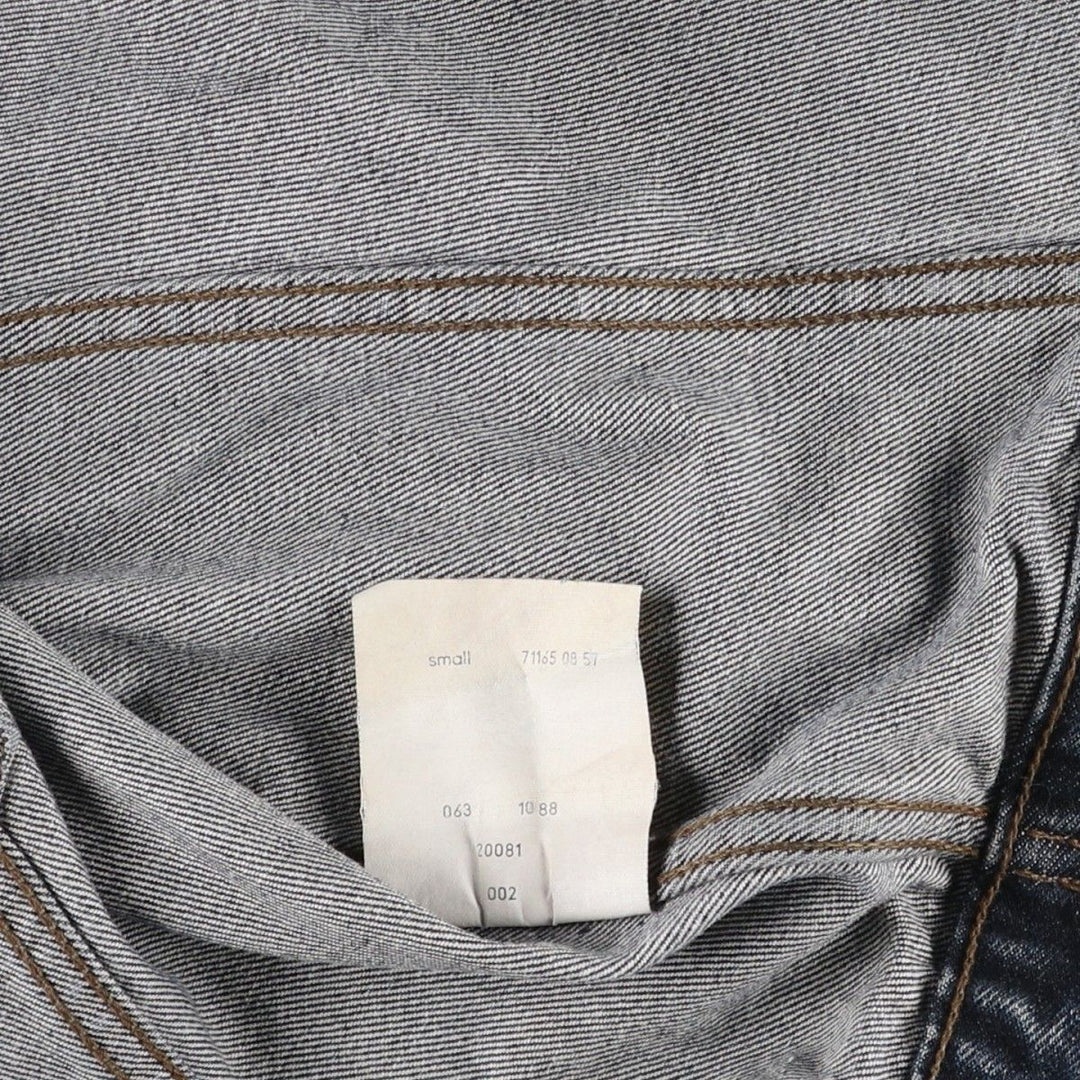 1980'S Levi's 71165-0857 Denim Jacket (Men's Size S equivalent) Vintage cotton navy blue type Vintage Second Hand