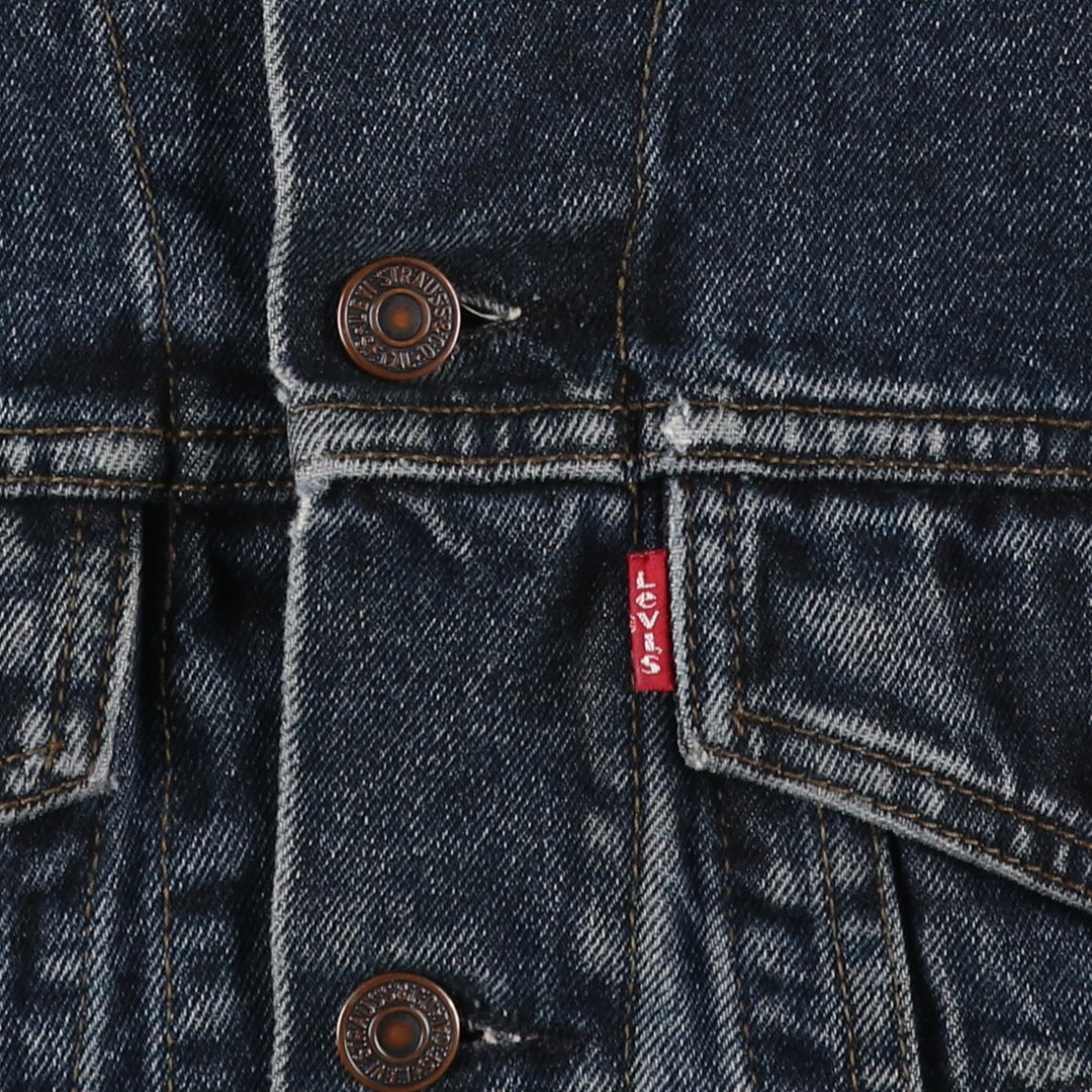 1980'S Levi's 71165-0857 Denim Jacket (Men's Size S equivalent) Vintage cotton navy blue type Vintage Second Hand
