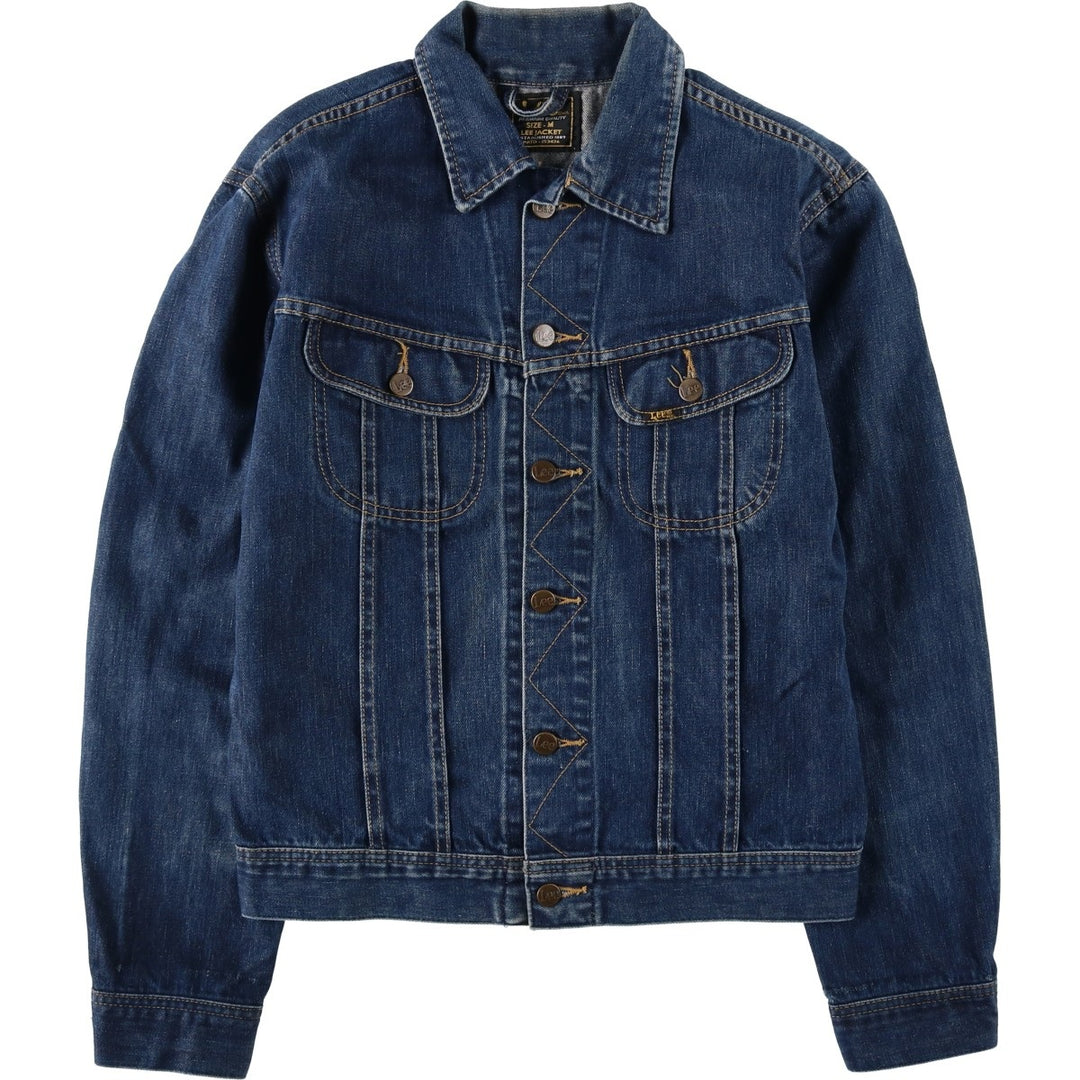 90'S Lee Slim Jacket Denim Jacket (Men's Size M equivalent) Vintage cotton blue type Vintage Second Hand