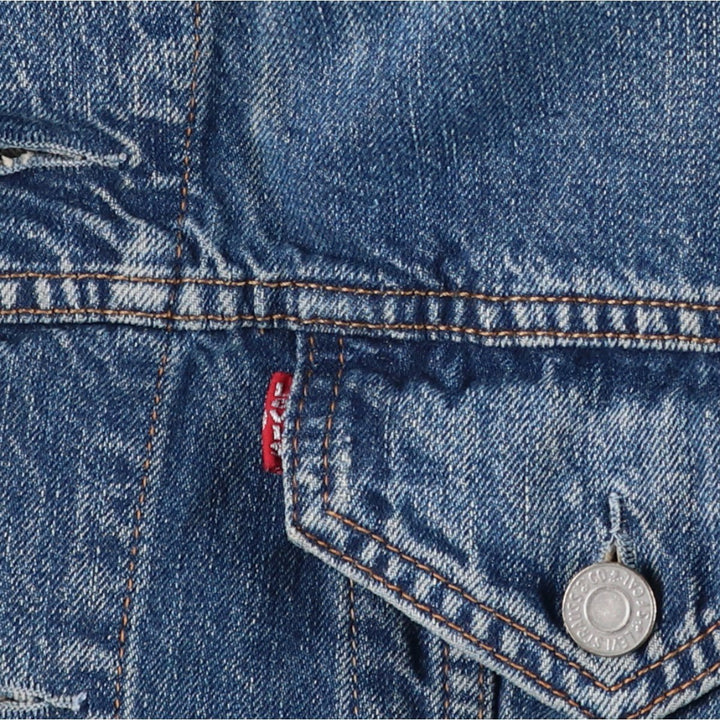 2000'S Levi's 72530-0030 Euro Model Denim Jacket (Men's Size M) cotton blue type Vintage Second Hand