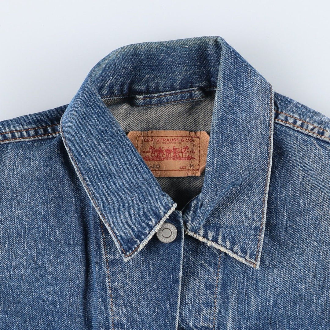 2000'S Levi's 72530-0030 Euro Model Denim Jacket (Men's Size M) cotton blue type Vintage Second Hand
