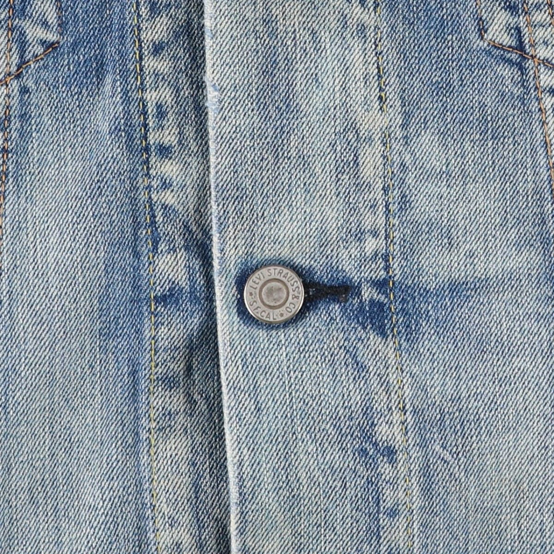 Levi's 72530-0050 Euro Model Denim Jacket (Men's Size M) cotton blue type Vintage Second Hand
