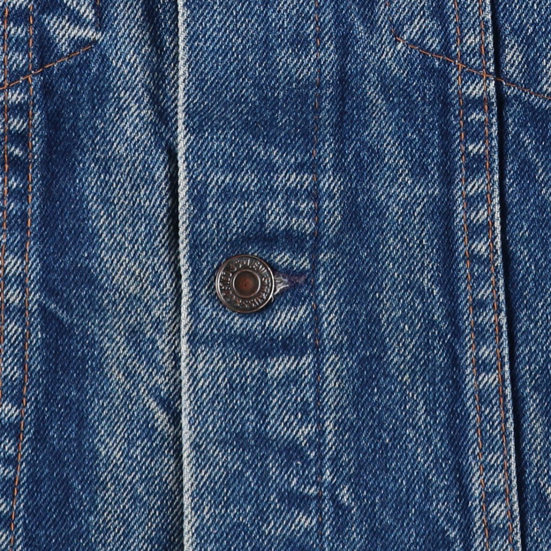 80s-90'S Levi's 70506-0217 Euro Model Denim Jacket, Made in France, Men's Size XS (Equivalent), Vintage cotton blue type Vintage Second Hand