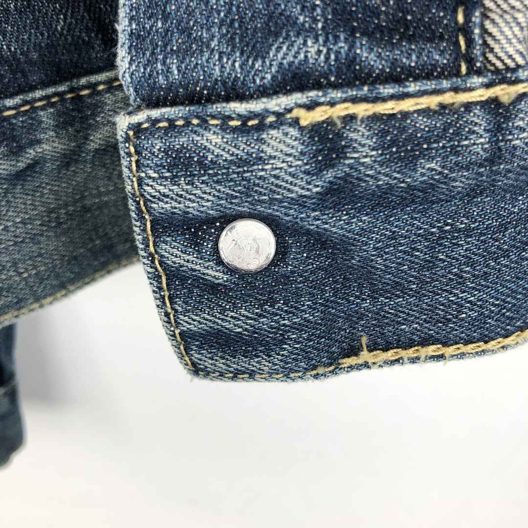 2000'S Levi's 70550-0439 Euro Model Denim Jacket, Men's Size L cotton blue type Vintage Second Hand