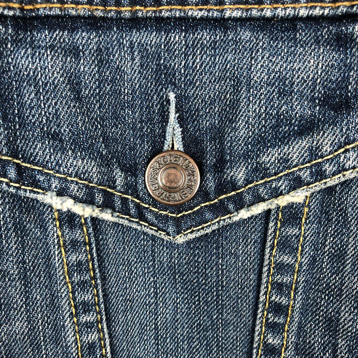 2000'S Levi's 70550-0439 Euro Model Denim Jacket, Men's Size L cotton blue type Vintage Second Hand