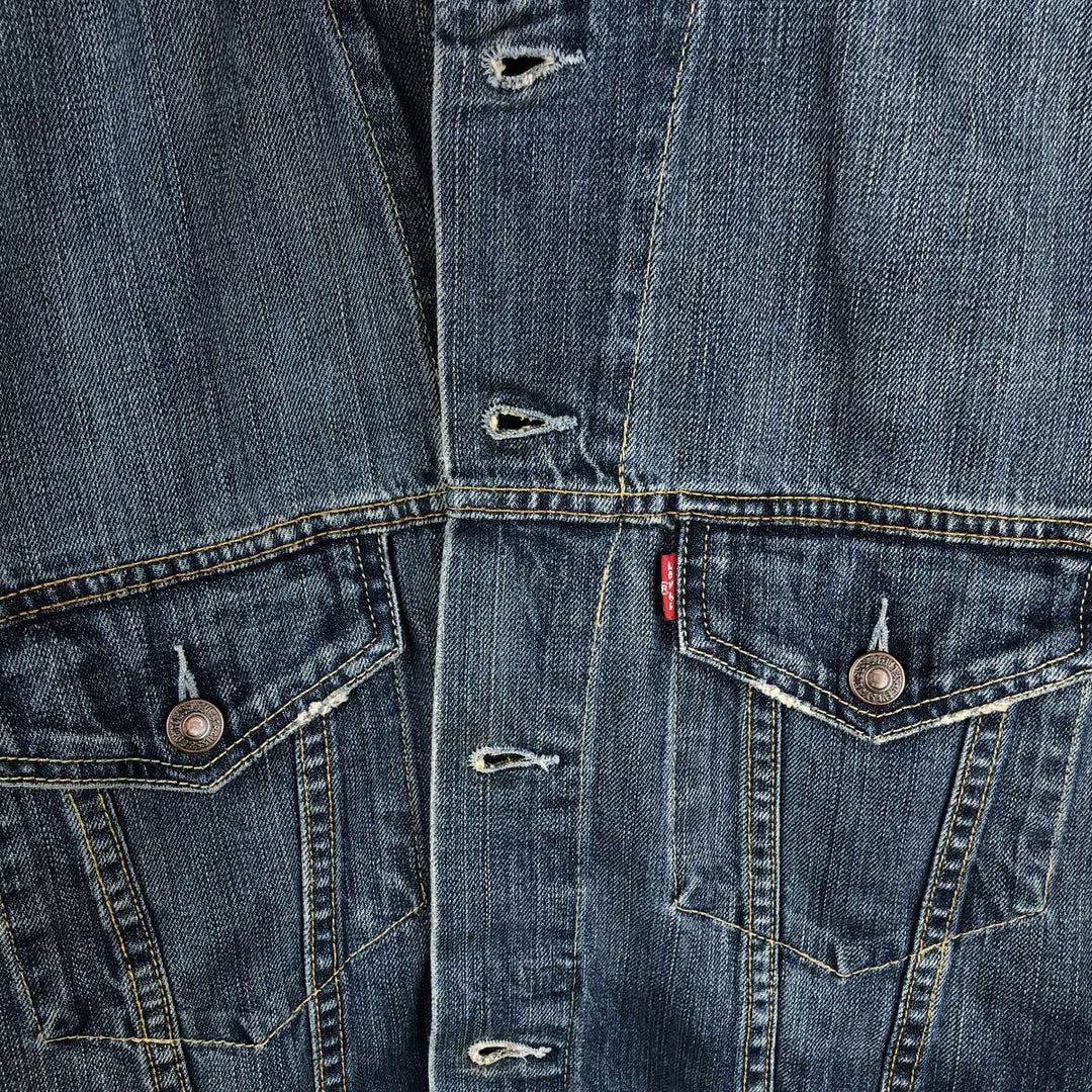 2000'S Levi's 70550-0439 Euro Model Denim Jacket, Men's Size L cotton blue type Vintage Second Hand