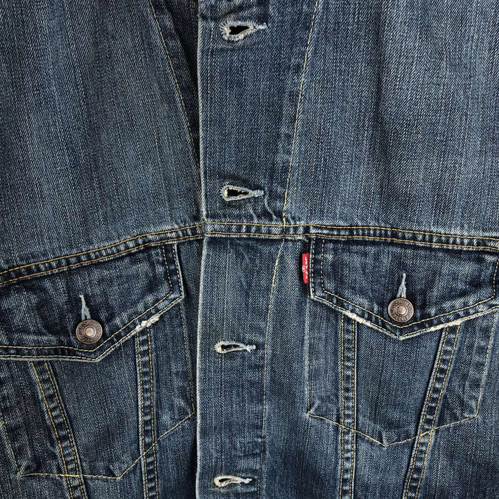 2000'S Levi's 70550-0439 Euro Model Denim Jacket, Men's Size L cotton blue type Vintage Second Hand