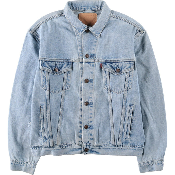 1990'S Levi's 70503-0211 Euro Model Denim Jacket (Men's XL equivalent) Vintage cotton blue type Vintage Second Hand