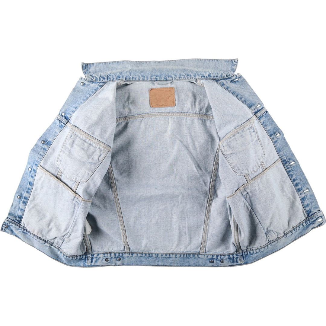 1990'S Levi's 70503-0211 Euro Model Denim Jacket (Men's XL equivalent) Vintage cotton blue type Vintage Second Hand