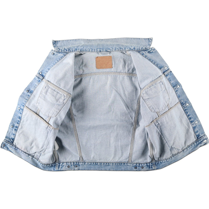 1990'S Levi's 70503-0211 Euro Model Denim Jacket (Men's XL equivalent) Vintage cotton blue type Vintage Second Hand