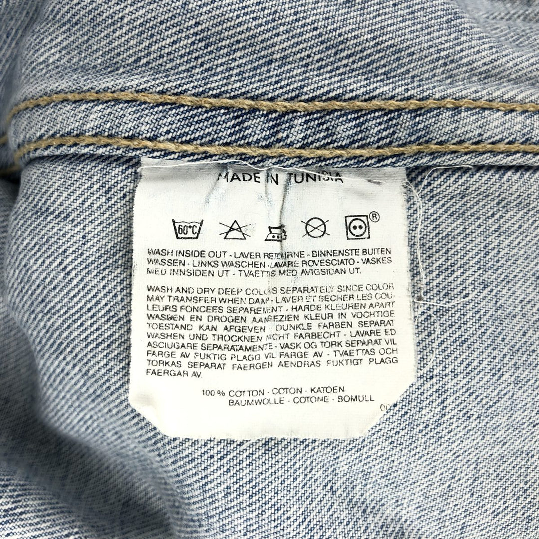 1990'S Levi's 70503-0211 Euro Model Denim Jacket (Men's XL equivalent) Vintage cotton blue type Vintage Second Hand