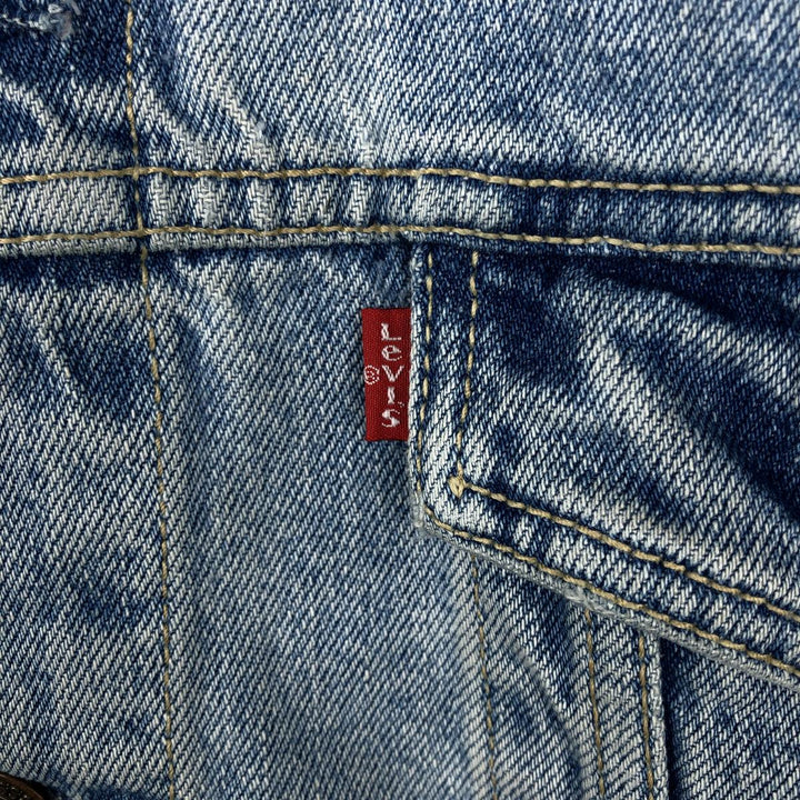 1990'S Levi's 70503-0211 Euro Model Denim Jacket (Men's XL equivalent) Vintage cotton blue type Vintage Second Hand