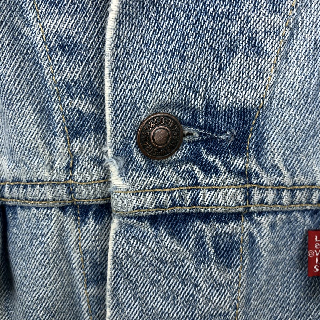 1990'S Levi's 70503-0211 Euro Model Denim Jacket (Men's XL equivalent) Vintage cotton blue type Vintage Second Hand