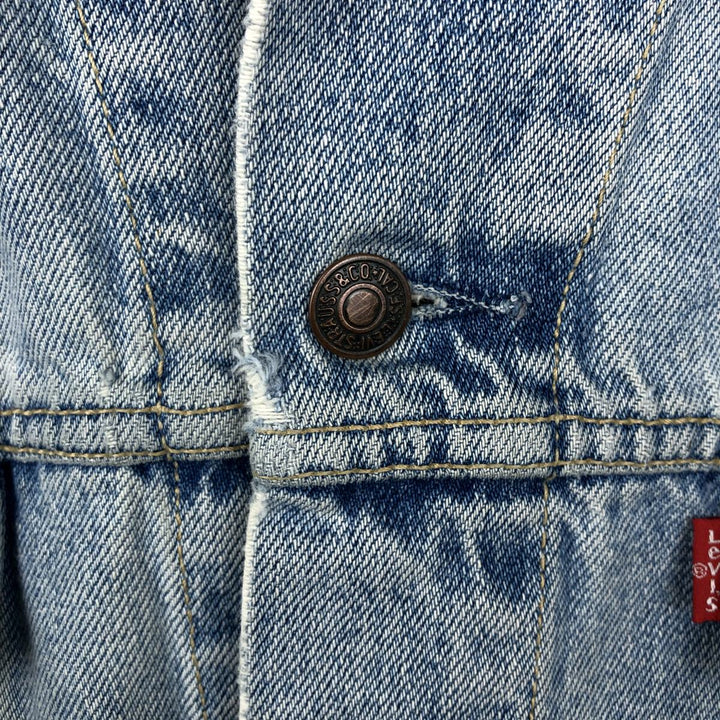 1990'S Levi's 70503-0211 Euro Model Denim Jacket (Men's XL equivalent) Vintage cotton blue type Vintage Second Hand