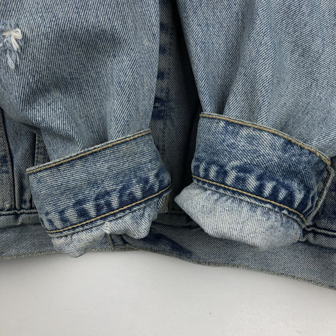 1990'S Levi's 70503-0211 Euro Model Denim Jacket (Men's XL equivalent) Vintage cotton blue type Vintage Second Hand