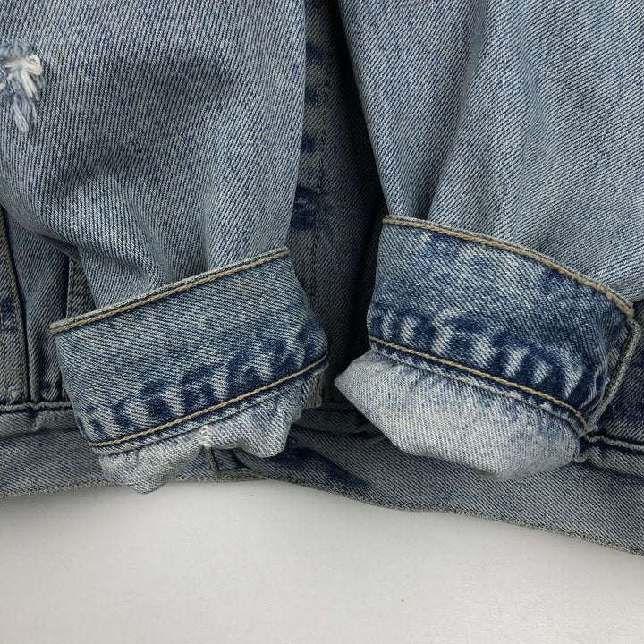 1990'S Levi's 70503-0211 Euro Model Denim Jacket (Men's XL equivalent) Vintage cotton blue type Vintage Second Hand