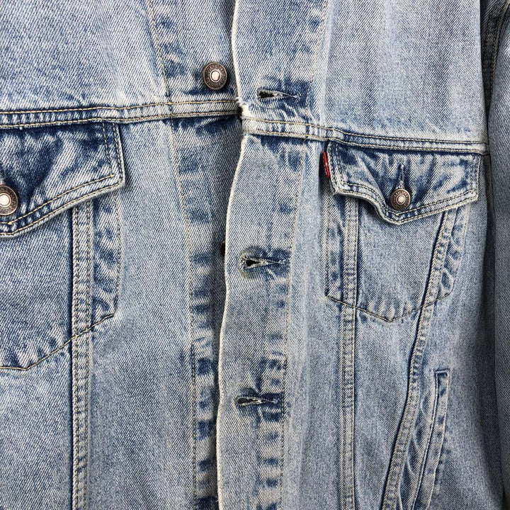 1990'S Levi's 70503-0211 Euro Model Denim Jacket (Men's XL equivalent) Vintage cotton blue type Vintage Second Hand