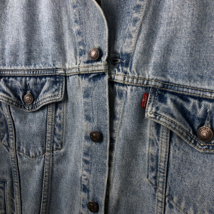 1990'S Levi's 70503-0211 Euro Model Denim Jacket (Men's XL equivalent) Vintage cotton blue type Vintage Second Hand