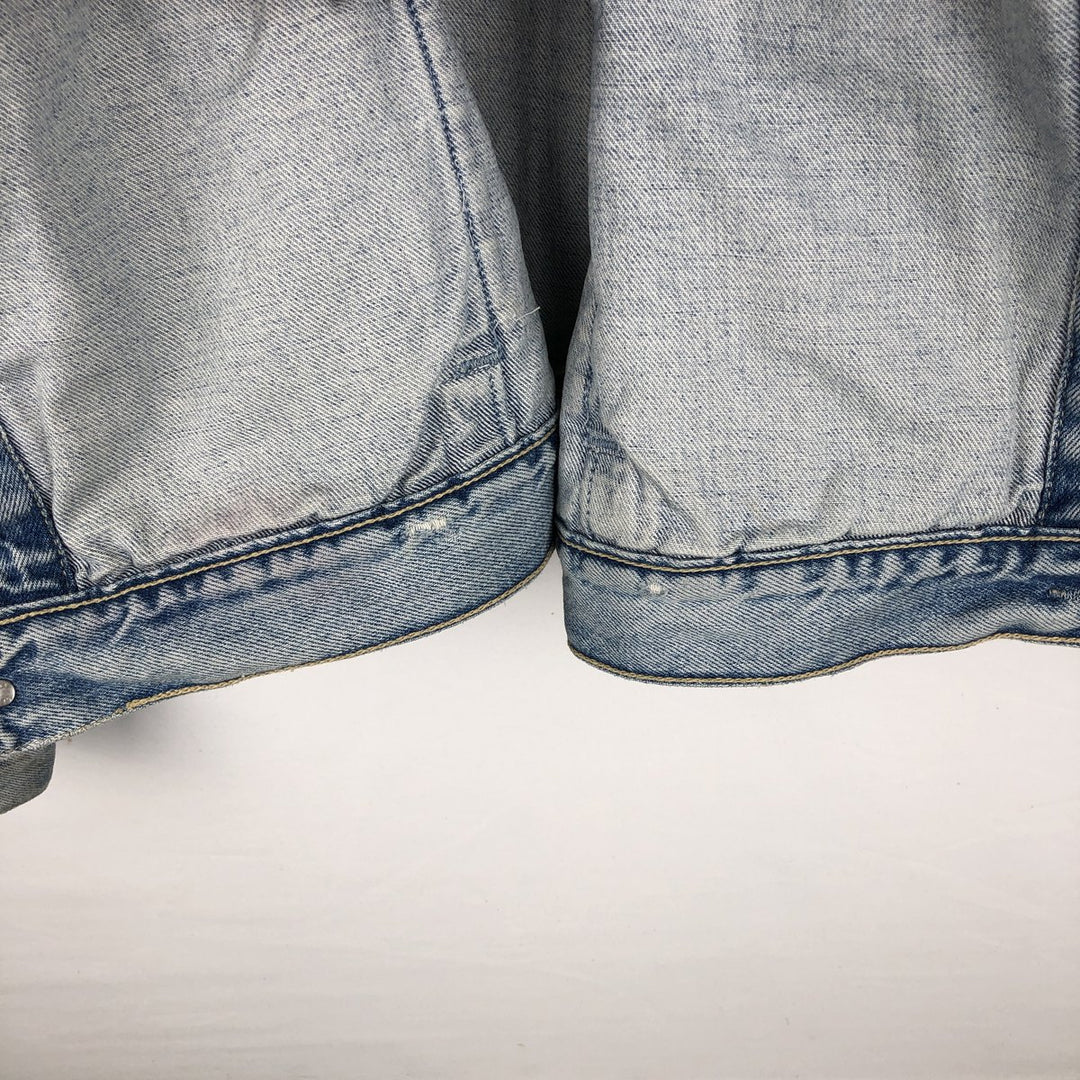 1990'S Levi's 70503-0211 Euro Model Denim Jacket (Men's XL equivalent) Vintage cotton blue type Vintage Second Hand
