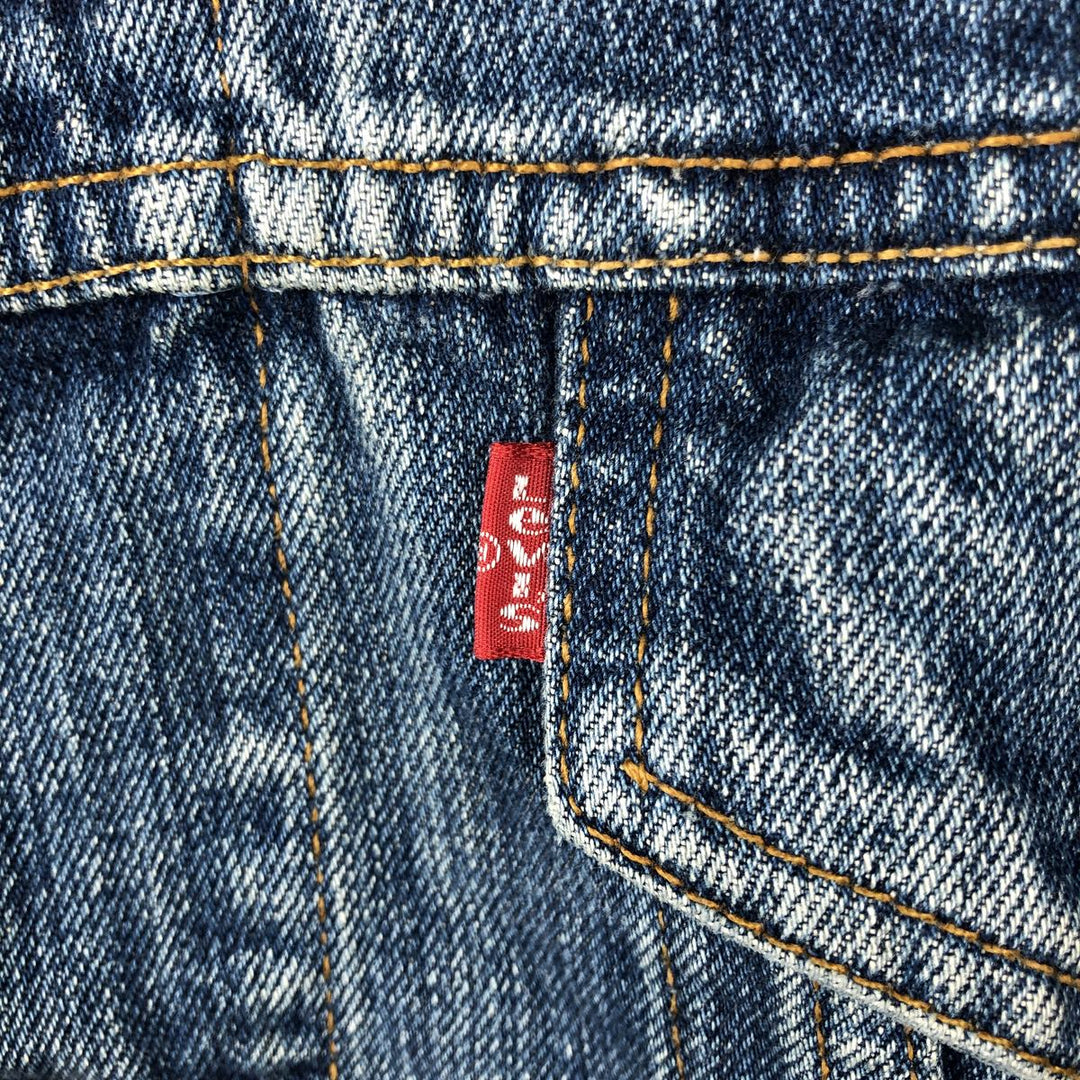 1990'S Levi's 70500-0489 Euro Model Denim Jacket (Men's XL equivalent) Vintage cotton blue type Vintage Second Hand