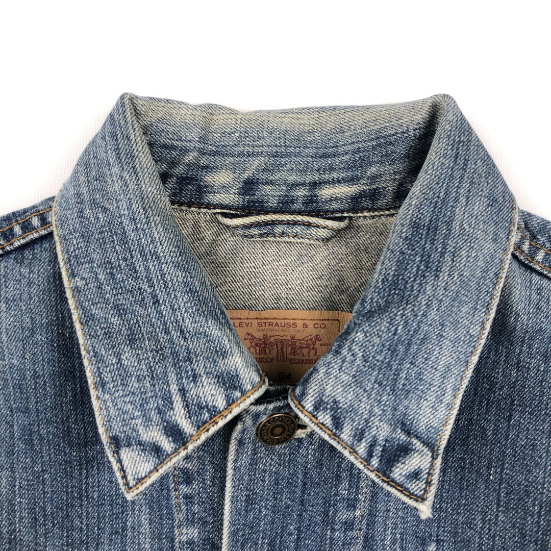 1990'S Levi's 70500-0489 Euro Model Denim Jacket (Men's XL equivalent) Vintage cotton blue type Vintage Second Hand
