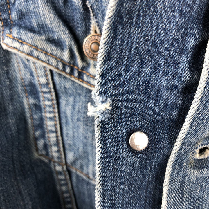 1990'S Levi's 70500-0489 Euro Model Denim Jacket (Men's XL equivalent) Vintage cotton blue type Vintage Second Hand