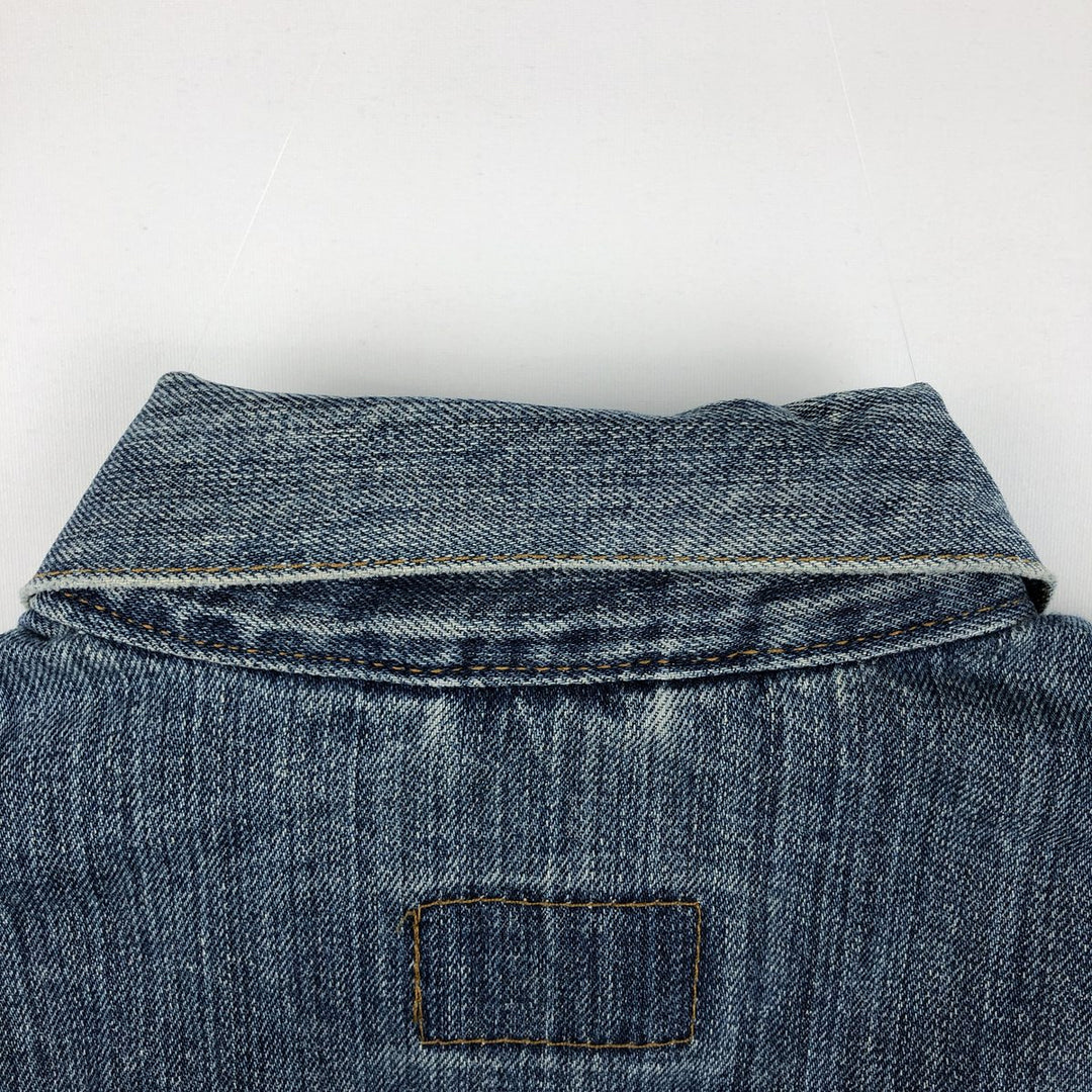 1990'S Levi's 70500-0489 Euro Model Denim Jacket (Men's XL equivalent) Vintage cotton blue type Vintage Second Hand