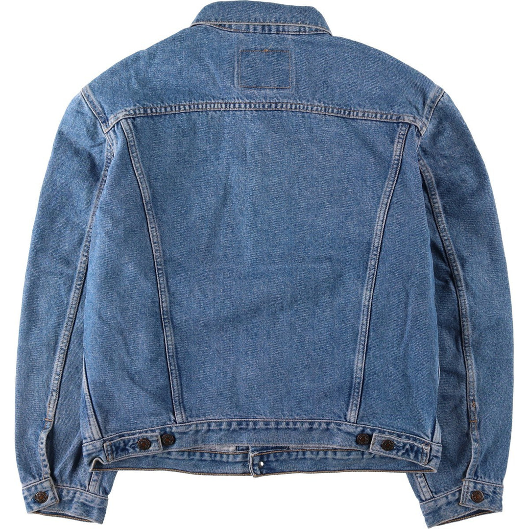 90'S Levi's 70503-0214 Euro Model Denim Jacket, Men's Size L, Vintage cotton blue type Vintage Second Hand