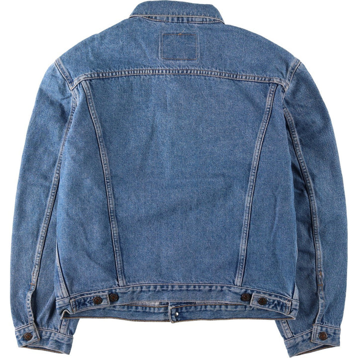 90'S Levi's 70503-0214 Euro Model Denim Jacket, Men's Size L, Vintage cotton blue type Vintage Second Hand