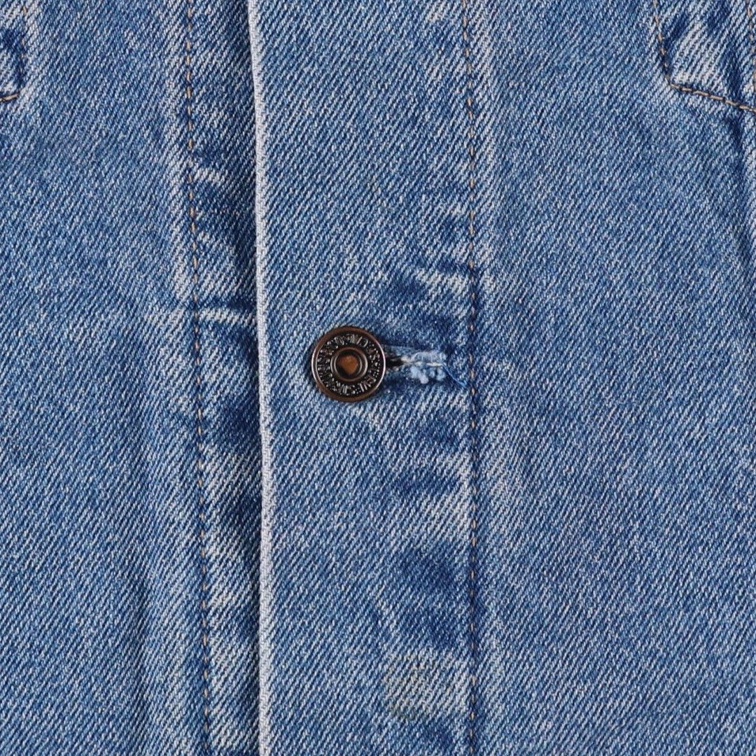 90'S Levi's 70503-0214 Euro Model Denim Jacket, Men's Size L, Vintage cotton blue type Vintage Second Hand