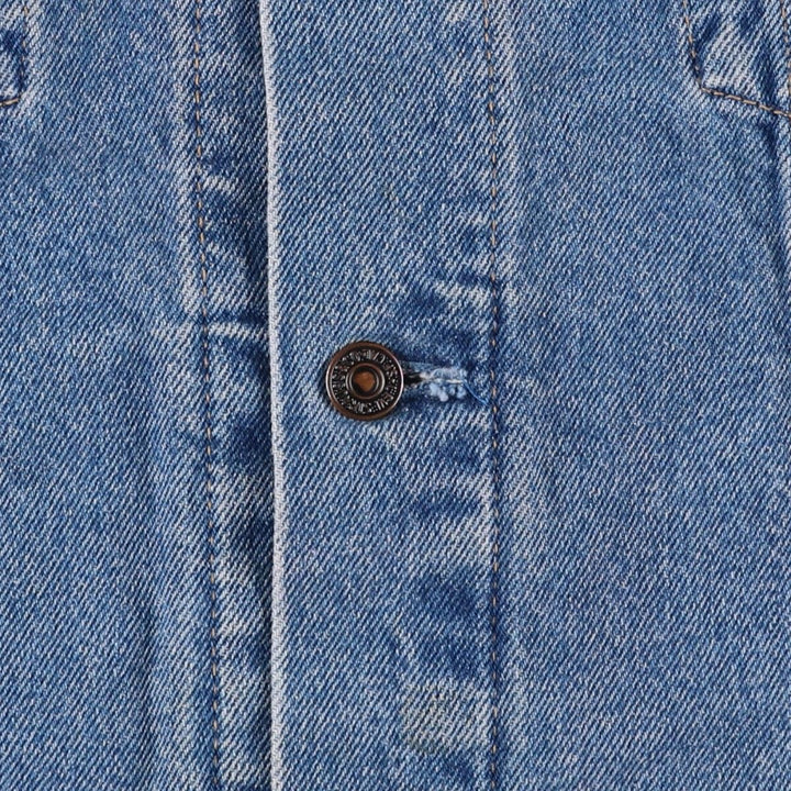 90'S Levi's 70503-0214 Euro Model Denim Jacket, Men's Size L, Vintage cotton blue type Vintage Second Hand