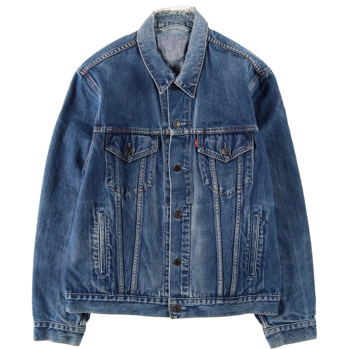 1990'S Levi's 70503-0419 Euro Model Denim Jacket (Men's Size L equivalent) Vintage cotton blue type Vintage Second Hand
