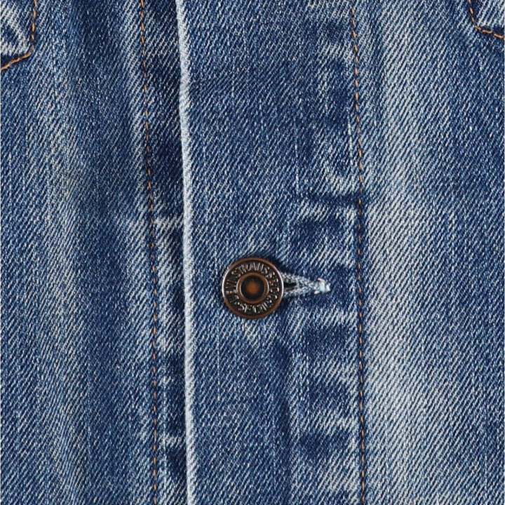 1990'S Levi's 70503-0419 Euro Model Denim Jacket (Men's Size L equivalent) Vintage cotton blue type Vintage Second Hand
