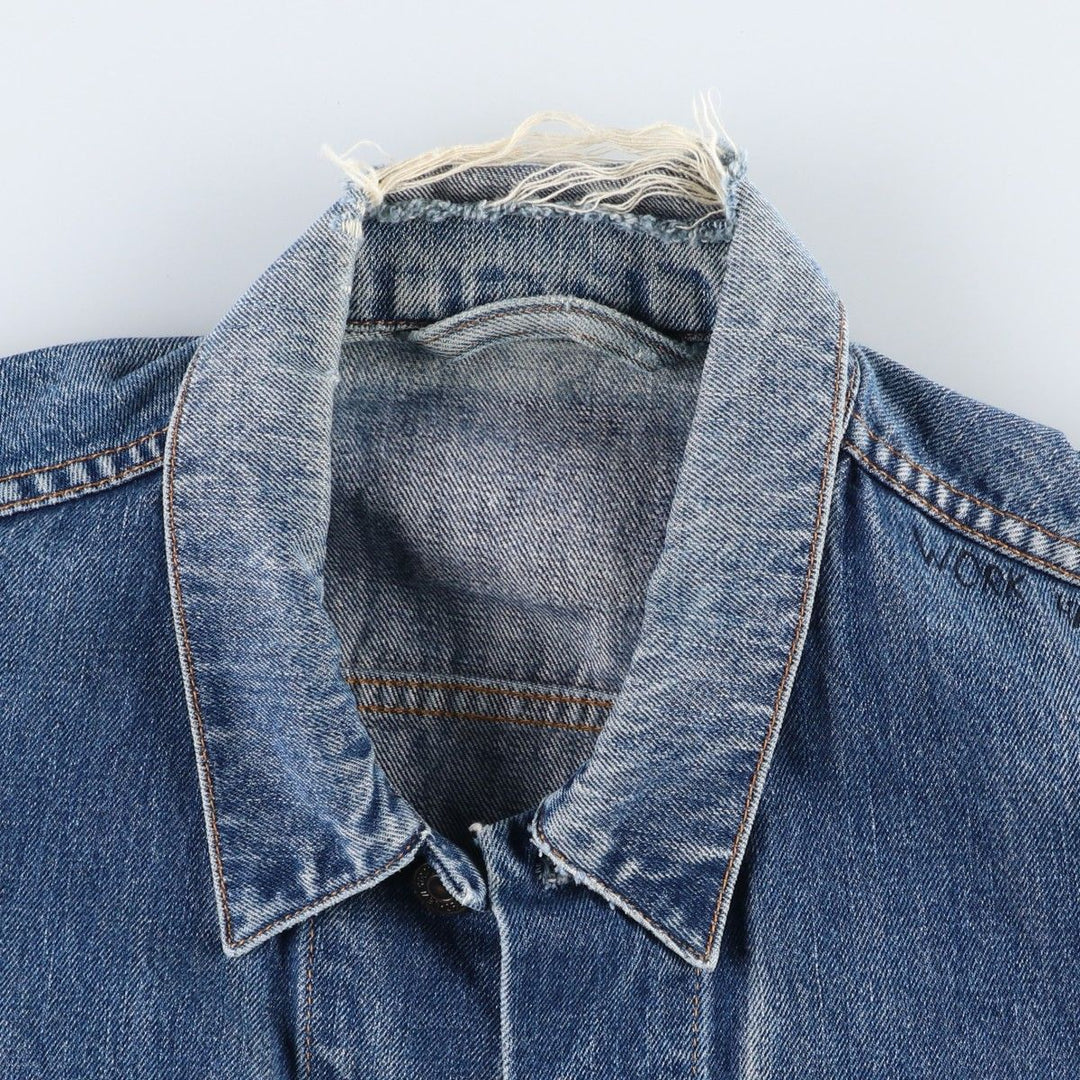 1990'S Levi's 70503-0419 Euro Model Denim Jacket (Men's Size L equivalent) Vintage cotton blue type Vintage Second Hand