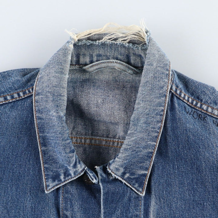 1990'S Levi's 70503-0419 Euro Model Denim Jacket (Men's Size L equivalent) Vintage cotton blue type Vintage Second Hand