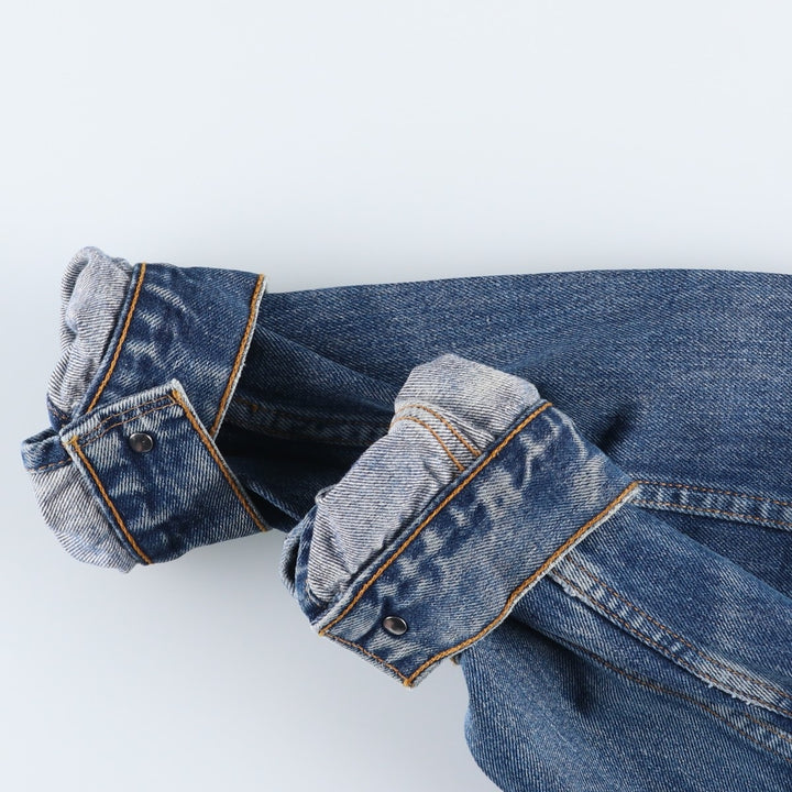 1990'S Levi's 70503-0419 Euro Model Denim Jacket (Men's Size L equivalent) Vintage cotton blue type Vintage Second Hand