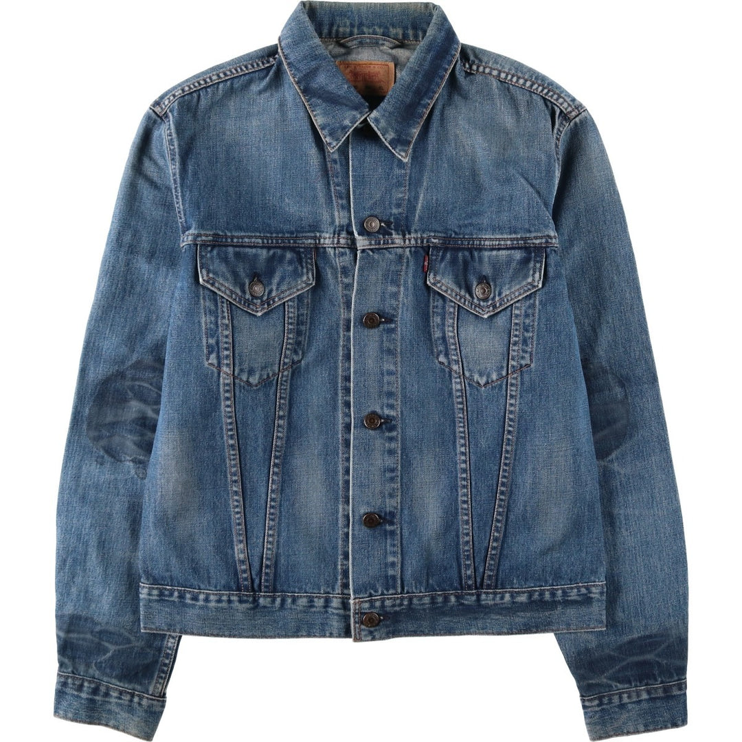 2000'S Levi's 70500-0498 Euro Model Denim Jacket (Men's XL equivalent) cotton blue type Vintage Second Hand