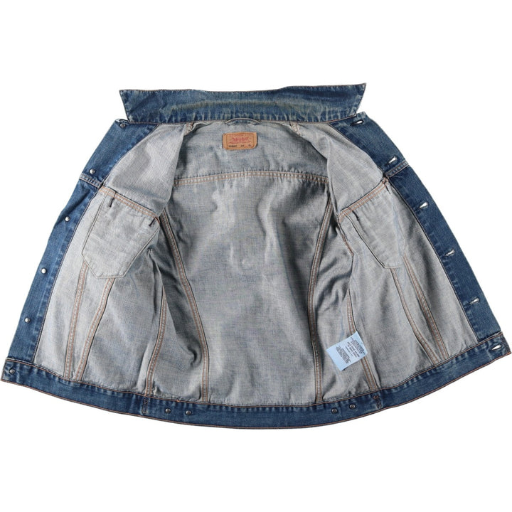 2000'S Levi's 70500-0498 Euro Model Denim Jacket (Men's XL equivalent) cotton blue type Vintage Second Hand