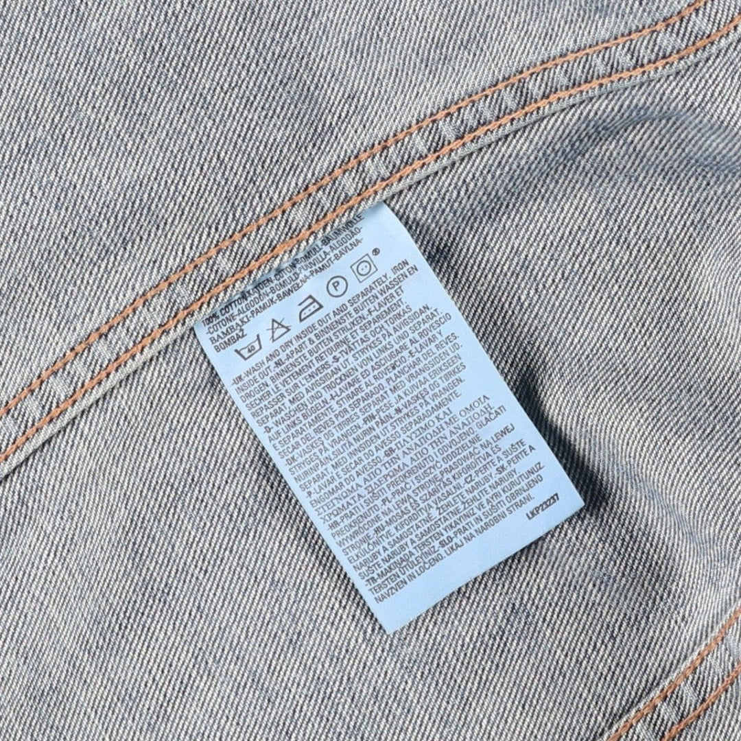 2000'S Levi's 70500-0498 Euro Model Denim Jacket (Men's XL equivalent) cotton blue type Vintage Second Hand