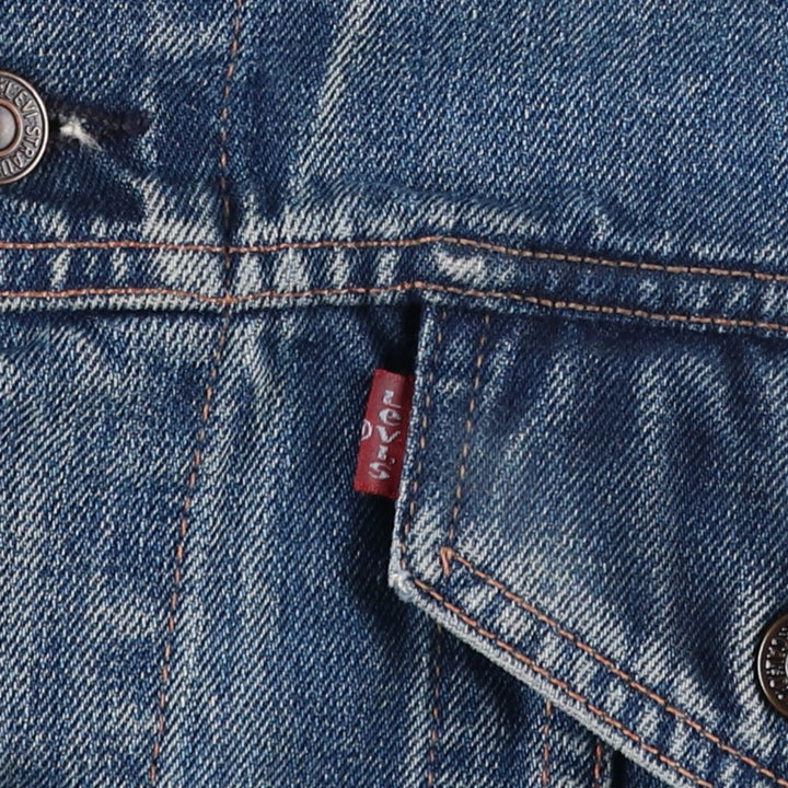 2000'S Levi's 70500-0498 Euro Model Denim Jacket (Men's XL equivalent) cotton blue type Vintage Second Hand