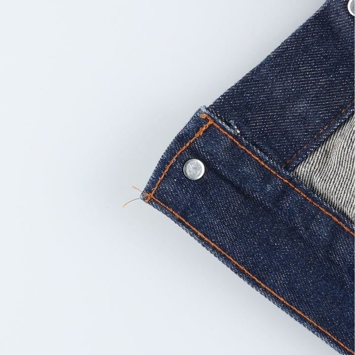 Dark navy ~90'S Levi's 70506-0217 denim jacket, made in Canada, men's size L equivalent, vintage. cotton navy blue type Vintage Second Hand