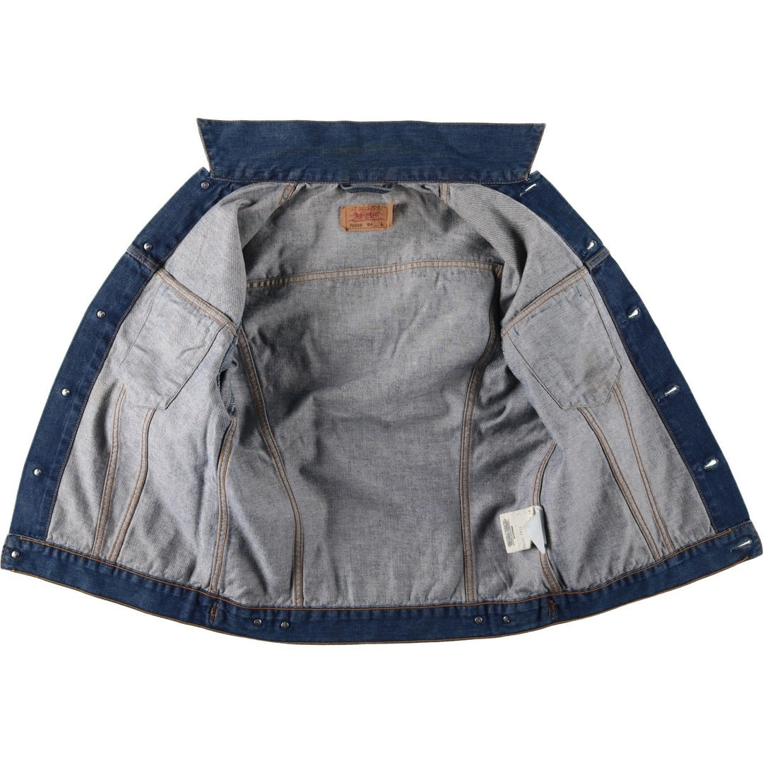 2000'S Levi's 70500-0414 Euro Model Denim Jacket, Men's Size L cotton blue type Vintage Second Hand