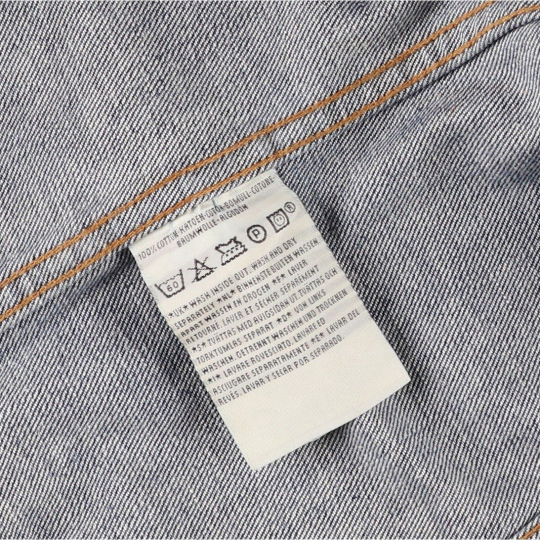2000'S Levi's 70500-0414 Euro Model Denim Jacket, Men's Size L cotton blue type Vintage Second Hand