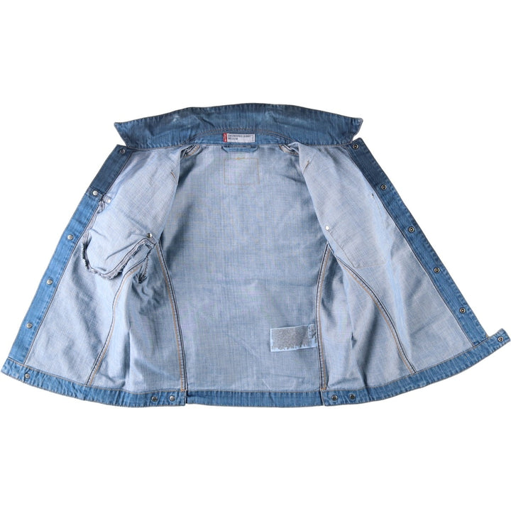 2000'S Levi's ENGINEERED 70100-0940 Euro Model Denim Jacket, Men's Size M (approx.) cotton blue type Vintage Second Hand