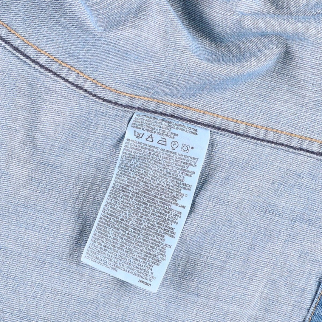 2000'S Levi's ENGINEERED 70100-0940 Euro Model Denim Jacket, Men's Size M (approx.) cotton blue type Vintage Second Hand