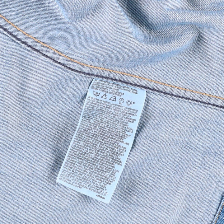 2000'S Levi's ENGINEERED 70100-0940 Euro Model Denim Jacket, Men's Size M (approx.) cotton blue type Vintage Second Hand